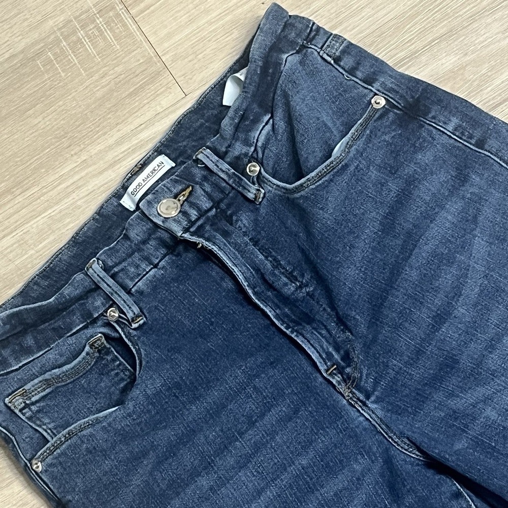 Good American Good Legs Jeans Womens 12/31 Blue High Rise Skinny Stretch Denim